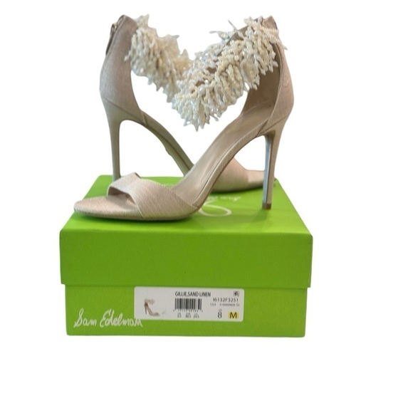 Sam Edelman Women's Tan Gillie‎ Ankle Strap Sandal Size 8 - Picture 8 of 15